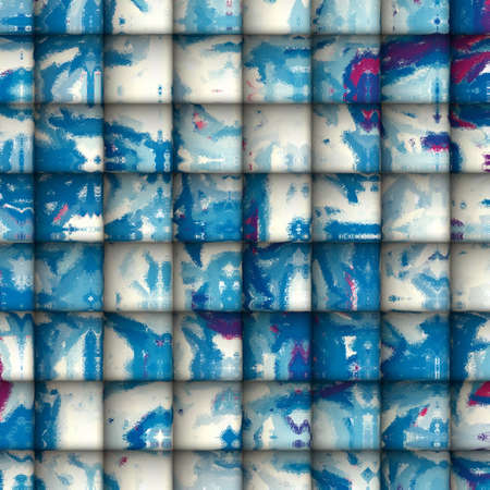 Abstract Art - Tiles of Playfulness  Synergy of Light Colors, Impressionism and Tilesの写真素材