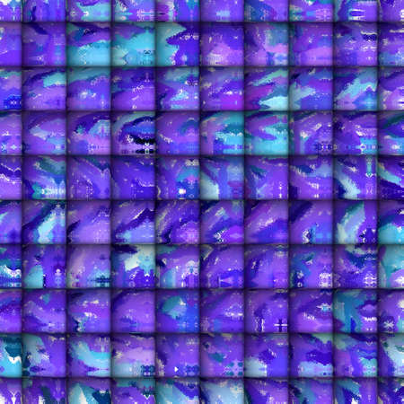 Abstract Art - Tiles of Playfulness  Synergy of Light Colors, Impressionism and Tilesの写真素材