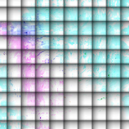 Abstract Art - Tiles of Playfulness Synergy of Light Colors, Impressionism and Tilesの写真素材