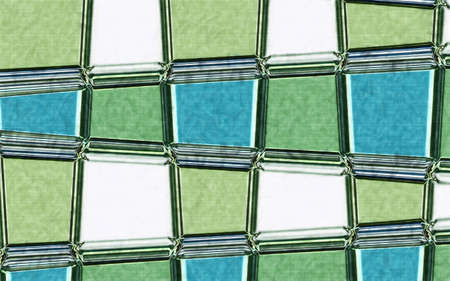 Stripes and Columns Zig Zag Abstract Background with Soft Texture and Islands of Colorsの写真素材