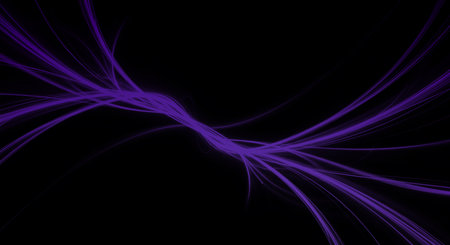 Striking pattern featuring purple light trails over black backdrop generating mystery and refined visual suitable for artistic design projects and stylish accents.の素材