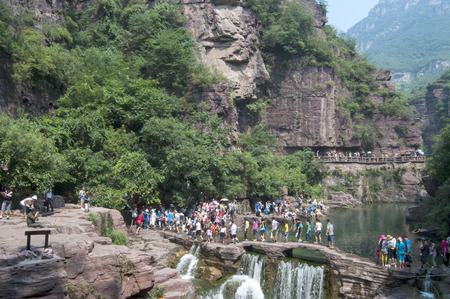 Yuntai Mountain Hong Danxiaのeditorial素材