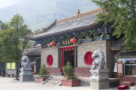 Wan Temple at Yuntai Mountainのeditorial素材