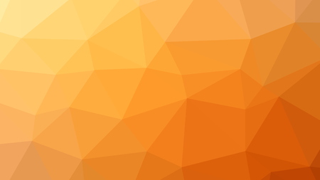 8K Resolution Abstract Triangle Low Polygon Art Orange Color Backgroundの写真素材