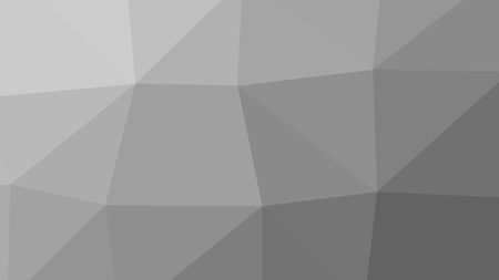 8K Resolution Abstract Triangle Low Polygon Art Grey Monochrome Backgroundの写真素材