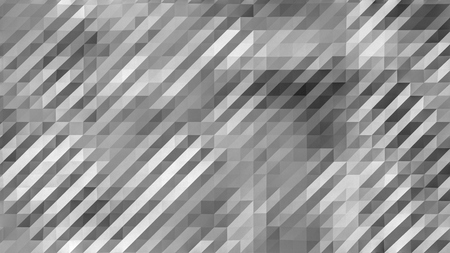 Black and White Low Poly Triangles Diagonal Abstract Backgroundの写真素材
