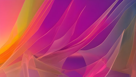 Modern Abstract Colorful Translucent Art Background Wallpaperの写真素材