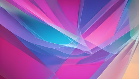 Modern Abstract Colorful Translucent Art Background Wallpaperの写真素材