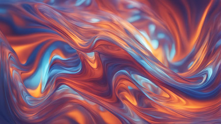 Liquid Abstract Colorful Translucent Art Background Wallpaperの素材