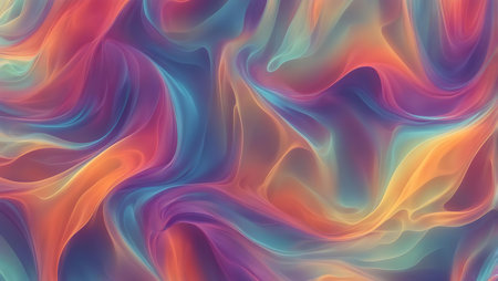 Liquid Abstract Colorful Translucent Art Background Wallpaperの素材
