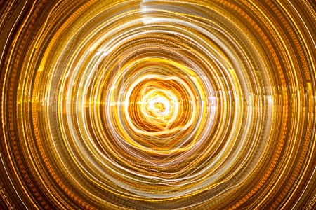 An abstract shot of city lights on a long exposure   Gives the impression of looking into a tunnel の写真素材