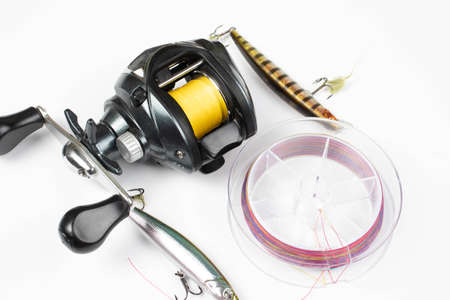 bait for fishing rods to fish in the riverの写真素材