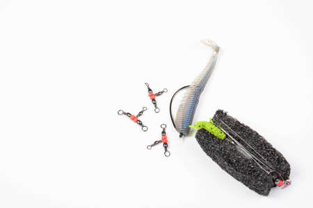 bait for fishing rods to fish in the riverの写真素材