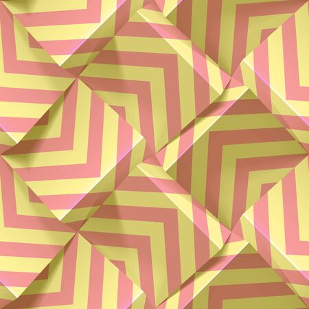 Light seamless geometric pattern with repeating strips pastels colors. Vector template for...