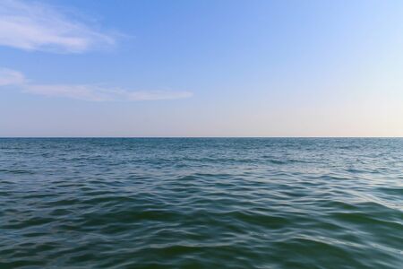 Sea and blue sky landscape without any distraction