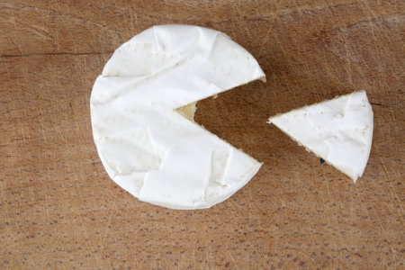 french milk cheese with truffleの写真素材