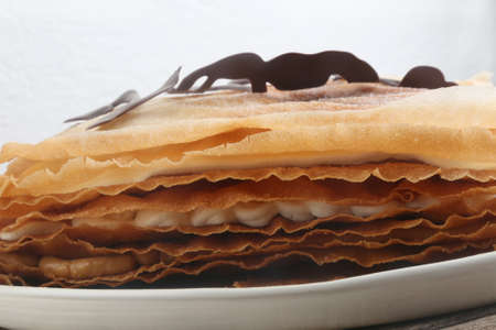 home made cake as sweet dessertの写真素材