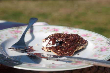 morning breakfast brunch for sundayの写真素材