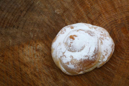 sweet spanish cake for breakfast known as ensaimada