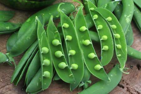 green peas as vegan healthy food