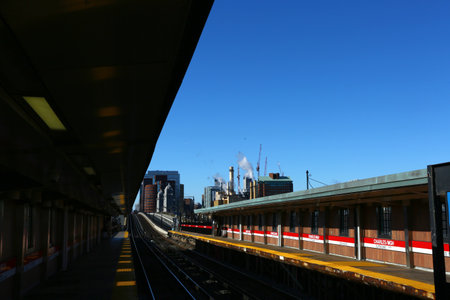 boston underground station iの写真素材