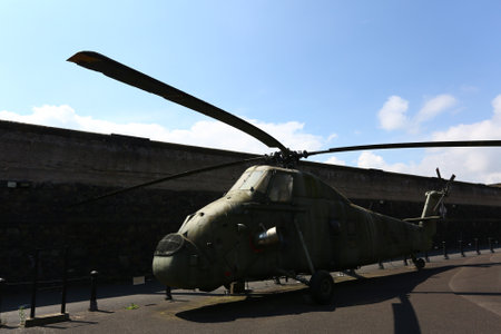 Military helicopter in belfast