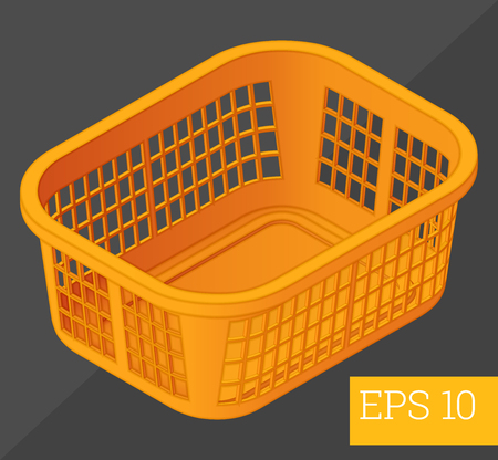 empty shopping basket icon eps10 vector illustrationのイラスト素材