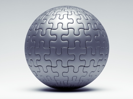 Spherical Puzzleの写真素材