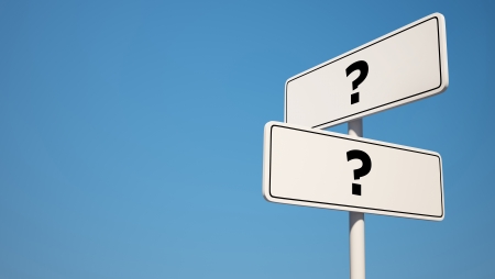 Question Signpostの写真素材