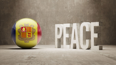 Andorra  Peace Conceptの写真素材
