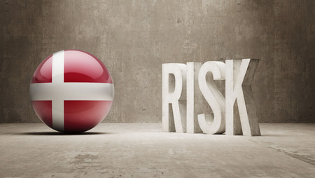 Denmark  Risk Conceptの写真素材