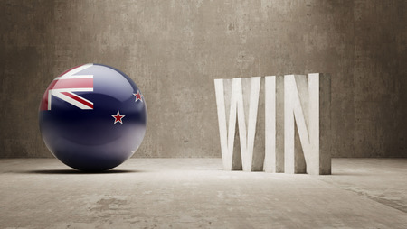 New Zealand   Win Conceptの写真素材