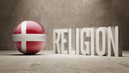 Denmark Religion Conceptの写真素材