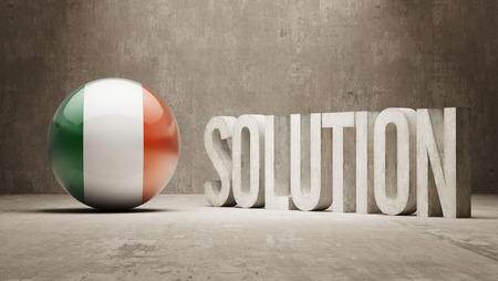 Ireland  Solution Conceptの写真素材