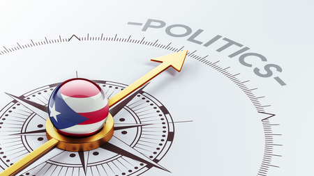 Puerto Rico High Resolution Politics Conceptの写真素材