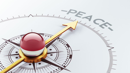 Indonesia High Resolution Peace Conceptの写真素材