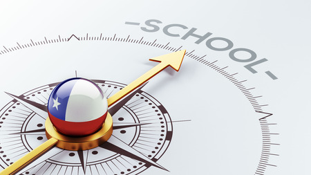 Chile High Resolution School Conceptの写真素材