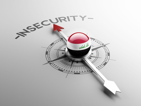 Iraq High Resolution Insecurity Conceptの写真素材