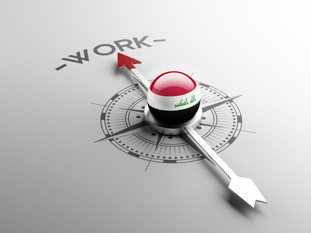 Iraq High Resolution Work Conceptの写真素材