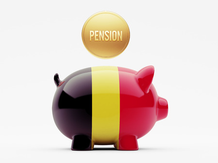 Belgium High Resolution Pension Conceptの写真素材