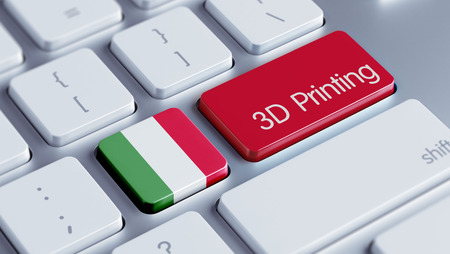 Italy High Resolution 3d Printing Conceptの写真素材