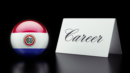 Paraguay High Resolution Career Conceptの写真素材