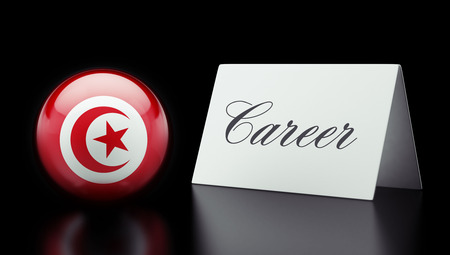 Tunisia High Resolution Career Conceptの写真素材