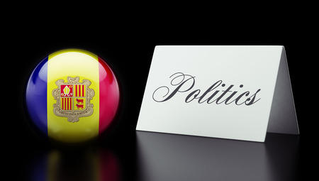 Andorra High Resolution Politics Conceptの写真素材