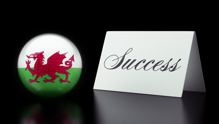 Wales High Resolution Success Conceptの写真素材