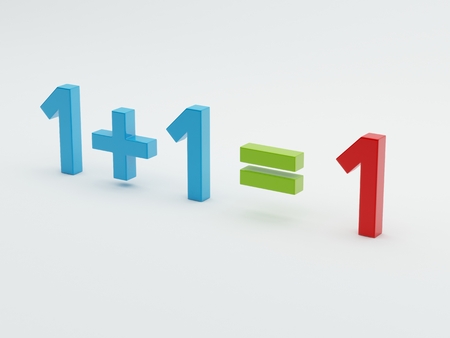 Maths Numbers isolated on white backgroundの写真素材