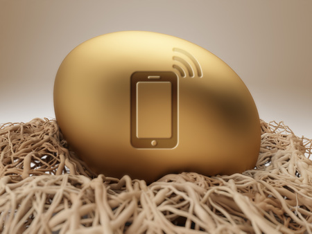 High Resolution Egg Contact Iconの写真素材