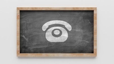 High Resolution Blackboard Contact Iconの写真素材