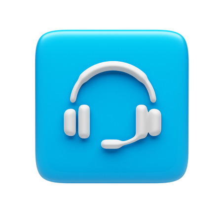 Contact Icon isolated on white backgroundの写真素材