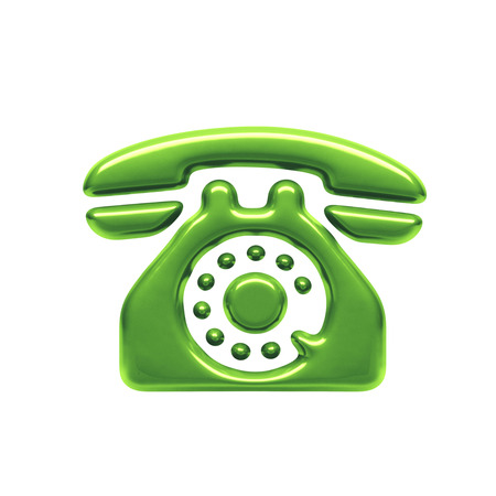 Contact Icon isolated on white backgroundの写真素材